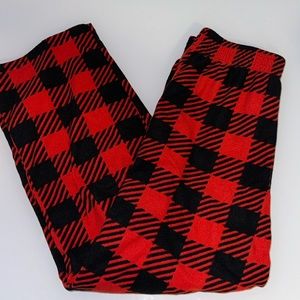 Red & Black Pajama Pants